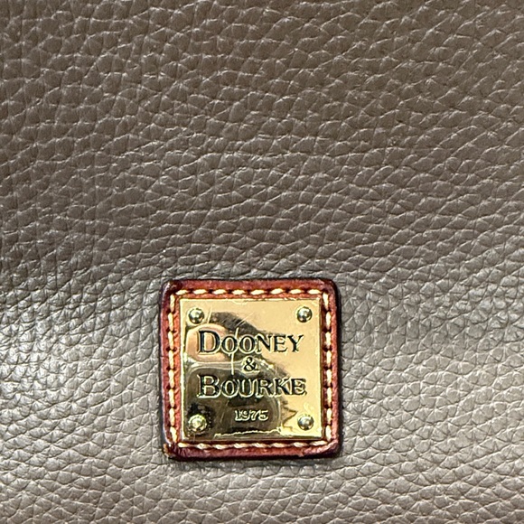 Dooney & Bourke Crossbody Taupe and Tan Leather - Picture 2 of 16